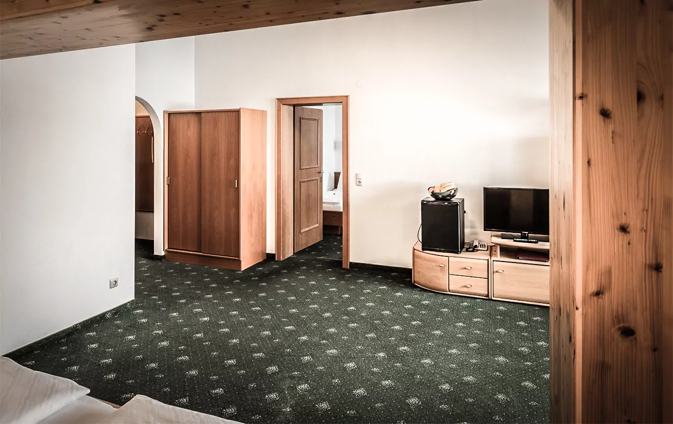 Zusatzzimmer in der Suite des 4 Sternehotel Rattersberghof im Grossarlertal