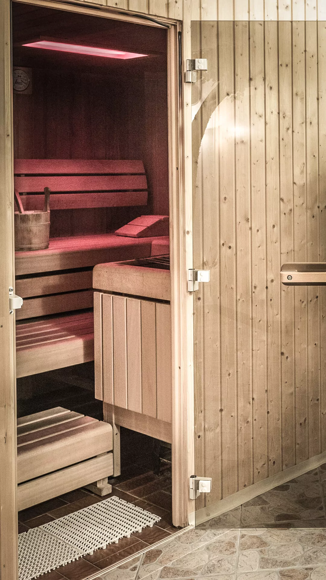 Die Sauna im Wanderhotel im Großarltal